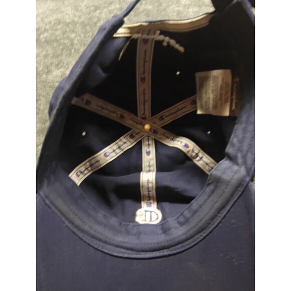 Champion Dad Hat Men Baseball Cap One Size Champion Navy Blue - Picture 7 of 9